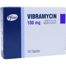 Vibramycin 100mg capsules