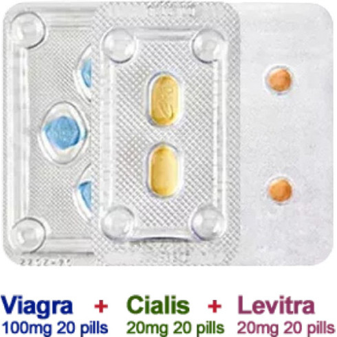 Extra ED Pack 100+20+20 mg comprimés