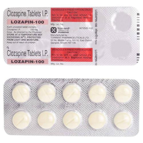 Clozapine 25/50/100 mg comprimés